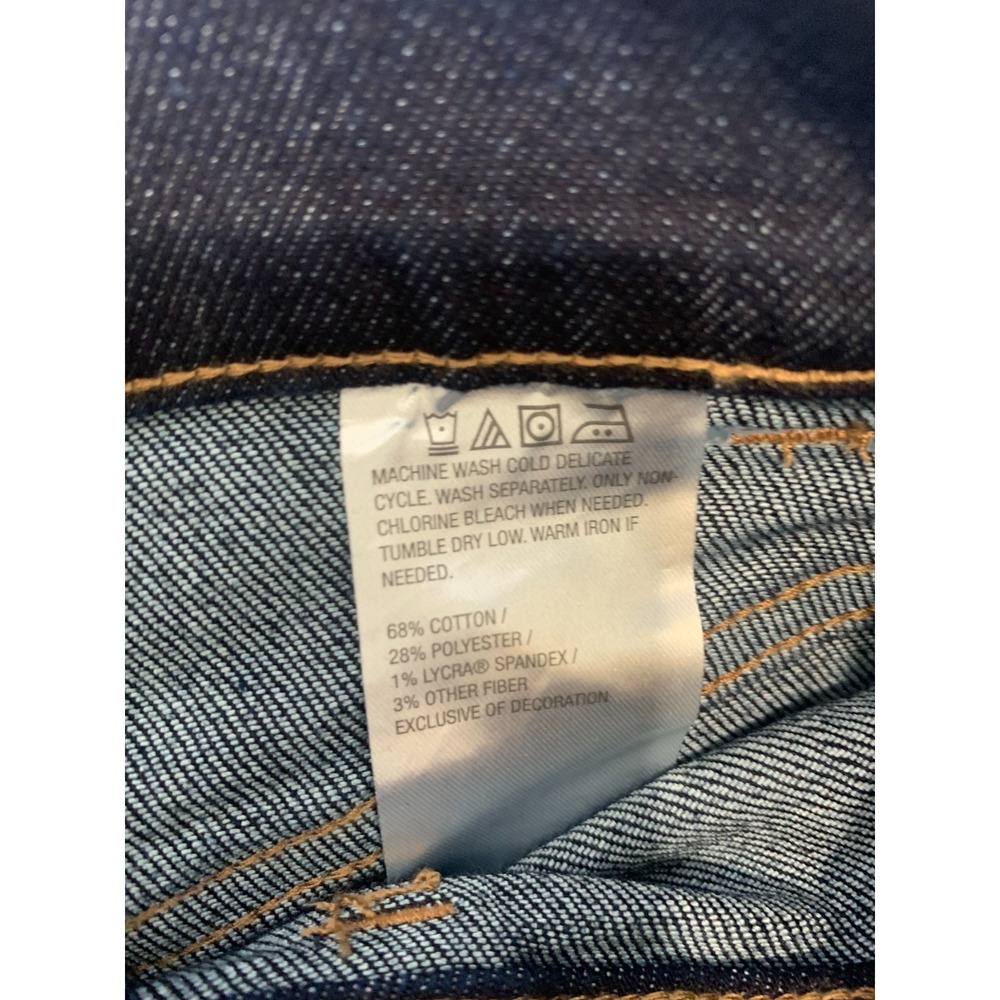 (E-126) Carla Rockmore Collection Jeans Women Size 2 Dark Wash Wide Leg High Ris - Picture 9 of 10